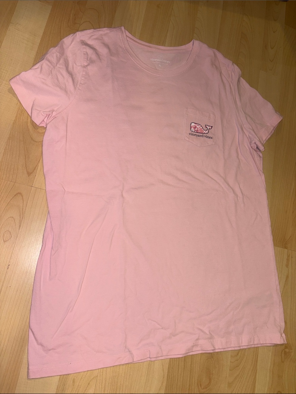 Vineyard Vines Light Pink Short-Sleeve Pocket Tee XL